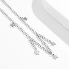 Load image into Gallery viewer, Versatile Simple Pentagram Pendant Waist Chain Body Chain Metal Fine Chain Waist Chain Body Jewelry for Women