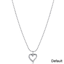 Load image into Gallery viewer, Sweet Cool Hollow Heart Pendant Necklace Alloy Heart Necklace Retro Hip-hop Punk Niche Jewelry Accessories for Women
