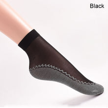 Load image into Gallery viewer, Cotton Soled Silk Stockings Sweat-absorbing Anti-skid Anti Snagging Stockings Lightweight Breathable Summer Women Stockings