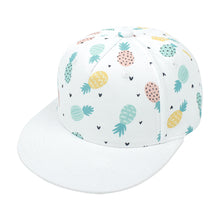Load image into Gallery viewer, Children's Cartoon Print Baseball Cap Fashion Hip Hop Flat Brim Adjustable Duck Cap Outdoor Breathable Shade Sunscreen Hat Age 1-8 Years Old