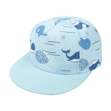 Load image into Gallery viewer, Children's Cartoon Print Baseball Cap Fashion Hip Hop Flat Brim Adjustable Duck Cap Outdoor Breathable Shade Sunscreen Hat Age 1-8 Years Old