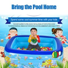 Load image into Gallery viewer, PVC Printed Children's Inflatable Swimming Pool Bubble Bottom Household Outdoor Thickened Rectangular Bath Pool Ocean Ball Pool 1.2M/1.3M