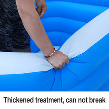Load image into Gallery viewer, PVC Children's Inflatable Swimming Pool Household Outdoor Thickened Blue And White Rectangular Bath Pool Three Layers Raised 1.5M
