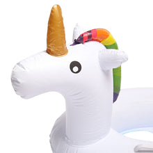 Load image into Gallery viewer, Unicorn Swimming Seat Boat Baby Water Inflatable Floating Toy Children's Underarm Life Buoy Swimming Equipment