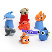 Load image into Gallery viewer, Children's Bathroom Bathing Pool Water Spray Toy Enamelled Fish-Shaped Sea Animal Diving Floating Figure
