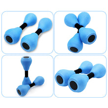Load image into Gallery viewer, Multifunctional EVA Water Dumbbell Women Children Yoga Swimming Fitness Adjustable Gourd Small Dumbbell Home Aerobic Gym Equipment