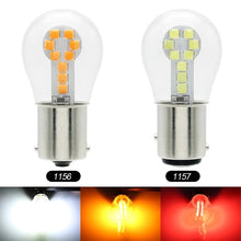 Load image into Gallery viewer, 1PC Car Signal LED Light 1156 BA15S/1157 BAY15D Bulbs 18SMD Fog Lights DRL Turn Signal Lamp 12V White/Yellow/Red