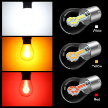 Load image into Gallery viewer, 1PC Car Signal LED Light 1156 BA15S/1157 BAY15D Bulbs 18SMD Fog Lights DRL Turn Signal Lamp 12V White/Yellow/Red