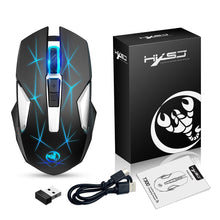 Load image into Gallery viewer, Mouse Wireless USB OpticalMice 7 Breathing Colored Backlight Gamer Mice With 7 Programmable Buttons Ergonomic