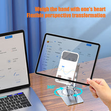 Load image into Gallery viewer, Foldable Mobile Phone Stand Universal Handsfree Smartphone Holder Desk Bracket Adjustable Aluminium Alloy for Home Office