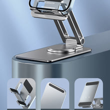 Load image into Gallery viewer, Foldable Mobile Phone Stand Universal Handsfree Smartphone Holder Desk Bracket Adjustable Aluminium Alloy for Home Office