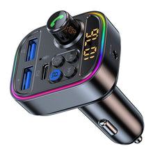 Load image into Gallery viewer, Bluetooth 5.3 FM Transmitter Wireless Bluetooth Car Adapter AUX Radio Receiver MP3 Player Handsfree Call Type-C USB Car charger