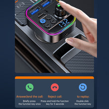 Load image into Gallery viewer, Bluetooth 5.3 FM Transmitter Wireless Bluetooth Car Adapter AUX Radio Receiver MP3 Player Handsfree Call Type-C USB Car charger