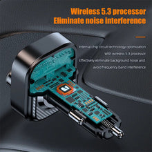 Load image into Gallery viewer, Bluetooth 5.3 FM Transmitter Wireless Bluetooth Car Adapter AUX Radio Receiver MP3 Player Handsfree Call Type-C USB Car charger