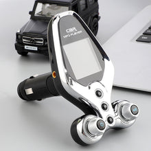 Load image into Gallery viewer, Bluetooth 5.0 FM Transmitter QC3.0 Fast Charger TF Flash Card U Disk Car Mp3 Player Music folder switch AUX In Output