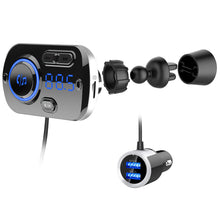 Load image into Gallery viewer, Car FM Transmitter Handsfree Wireless Bluetooth 5.0 Car Kit MP3 Music Player USB Fast Charger QC3.0 Car Accessories FM Modulator