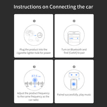 Load image into Gallery viewer, Car FM Transmitter Handsfree Wireless Bluetooth 5.0 Car Kit MP3 Music Player USB Fast Charger QC3.0 Car Accessories FM Modulator