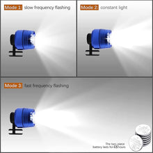 Load image into Gallery viewer, 1PC Shoe Headlights for Crocs Waterproof Glowing LED Light Shoes Decoration Accessories for Running Walking Camping Gift