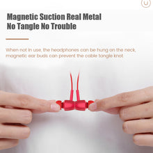 Load image into Gallery viewer, R12 Wireless Headphones Bluetooth5.1 Magnetic Earphones With Microphone Neckband Sport Bass Stereo Headset SD TF Card for Xiaomi