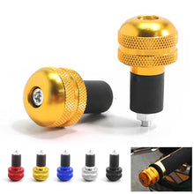 Load image into Gallery viewer, 2Pcs 7/8" 22mm CNC Motorcycle Handlebar Ends Grips Slider Handle Bar End Weights Gear Balanced Plug Cap For Honda Suzuki Yamaha