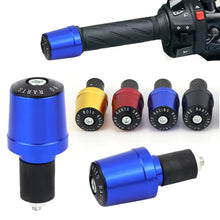 Load image into Gallery viewer, 2Pcs 7/8" Motorcycle Handlebars Grips Bar Ends CNC Slider Vibration Heavy Weights Plug Handle Bar Sliders For Dirt Bike