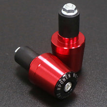 Load image into Gallery viewer, 2Pcs 7/8" Motorcycle Handlebars Grips Bar Ends CNC Slider Vibration Heavy Weights Plug Handle Bar Sliders For Dirt Bike