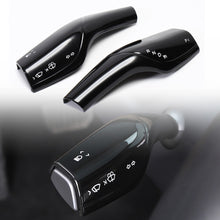 Load image into Gallery viewer, 2Pcs Car Shift Knob Gear Lever Decorative Cover Trim For Tesla Model 3 Y Armor Steering Rod Car Wiper Steering Wheel Shift Protection Cover