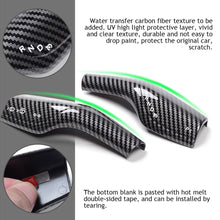 Load image into Gallery viewer, 2Pcs Car Shift Knob Gear Lever Decorative Cover Trim For Tesla Model 3 Y Armor Steering Rod Car Wiper Steering Wheel Shift Protection Cover