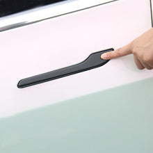 Load image into Gallery viewer, 4Pcs/Set ABS Car Door Handle Sticker Door Wrap Cover Protective Strip Handle Decal Sticker For Tesla Model 3 Y 2017- 2022 Car Decor