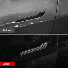 Load image into Gallery viewer, 4Pcs/Set ABS Car Door Handle Sticker Door Wrap Cover Protective Strip Handle Decal Sticker For Tesla Model 3 Y 2017- 2022 Car Decor