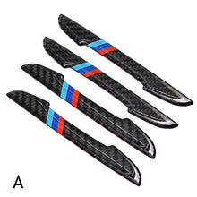 Load image into Gallery viewer, 4Pcs Carbon Fiber Car Door Protector Guard Strips Anti Scratch Sticker Edge Protective Strips Side Doors Moldings Scuff trim Stickers for BMW