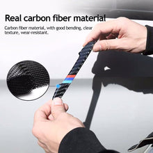 Load image into Gallery viewer, 4Pcs Carbon Fiber Car Door Protector Guard Strips Anti Scratch Sticker Edge Protective Strips Side Doors Moldings Scuff trim Stickers for BMW