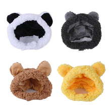 Load image into Gallery viewer, Cute Pet Bear Hat Dogs Kitten Winter Cap Pet Halloween Hat Funny Costume Decor Accessories Fancy Hair Cap Pet Supplies