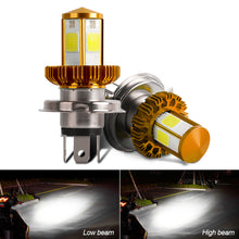 Load image into Gallery viewer, BA20D/H6/H4 Motorcycle LED Bulbs Hi Lo beam Headlight Moto LED Motorbike Headlight Lamp DC 12V