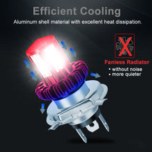 Load image into Gallery viewer, BA20D/H6/H4 Motorcycle LED Bulbs Hi Lo beam Headlight Moto LED Motorbike Headlight Lamp DC 12V