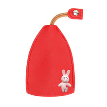Load image into Gallery viewer, PU Leather Creative Key Sleeve Cartoon Animal Car Key Case Holder Pull Out Pouch Keychain Organizer