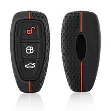 Load image into Gallery viewer, Silica Gel 3 Button Key Cover Case Key Protection For Ford Transit Custom Mondeo Fiesta Kuga ST Line MK3 Focus 3 Station Wagon Ecosport