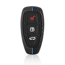 Load image into Gallery viewer, Silica Gel 3 Button Key Cover Case Key Protection For Ford Transit Custom Mondeo Fiesta Kuga ST Line MK3 Focus 3 Station Wagon Ecosport