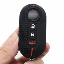 Load image into Gallery viewer, Silicone Key Cover Car Key Case Shell Remote For Fiat Ducato 500 Panda 500L Lancia Musa for Peugeot Boxer for Citroen