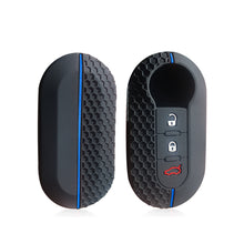 Load image into Gallery viewer, Silicone Key Cover Car Key Case Shell Remote For Fiat Ducato 500 Panda 500L Lancia Musa for Peugeot Boxer for Citroen