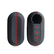 Load image into Gallery viewer, Silicone Key Cover Car Key Case Shell Remote For Fiat Ducato 500 Panda 500L Lancia Musa for Peugeot Boxer for Citroen