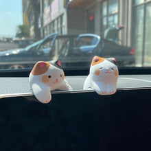 Load image into Gallery viewer, Mni Resin Car Cute Cat Ornament Figurine Animal Model Home Decor Miniature Garden Decoration Dolls Desktop