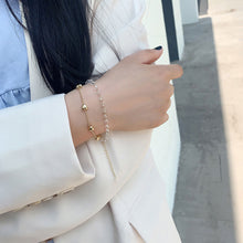 Load image into Gallery viewer, Double-layer Love Beading Bracelet Fashion Temperament Transparent Crystal Bracelet Women Wrist Jewelry