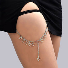 Load image into Gallery viewer, Sexy Simple Body Chain Elastic Love Leg Chain Geometric Thigh Chain Fashion Women's Body Jewelry
