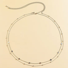 Load image into Gallery viewer, Sexy Double Layer Geometric Retro Round Metal Chain Waist Decoration for Women's Street Photography Fashion Splicing Waist Chain