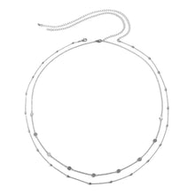 Load image into Gallery viewer, Sexy Double Layer Geometric Retro Round Metal Chain Waist Decoration for Women's Street Photography Fashion Splicing Waist Chain