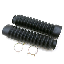 Load image into Gallery viewer, 2Pcs Rubber Motorcycle Protector Front Fork Cover Protector Gaiters Gators Boot Shock Protector Dust Cover