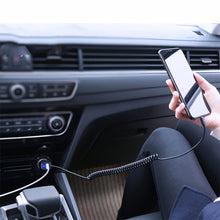 Load image into Gallery viewer, Car Charger With Spring Micro USB Type C Cable For iPhone 12 11 XR 8 Cigarette Lighter USB Truck Car Charger For Phone