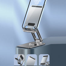 Load image into Gallery viewer, Foldable Mobile Phone Stand Universal Handsfree Smartphone Holder Desk Bracket Adjustable Aluminium Alloy for Home Office