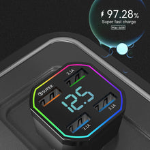 Load image into Gallery viewer, 66W 4 Ports Car Charger Fast Charging PD QC3.0 USB C Car Phone Charger Type C Adapter in Car For iPhone Samsung Huawei Xiaomi